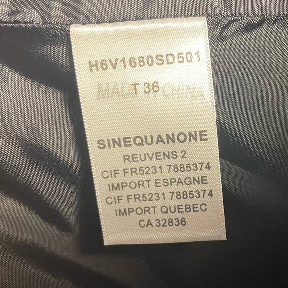 Sinequanone black velvet blazer - Picture 4 of 4